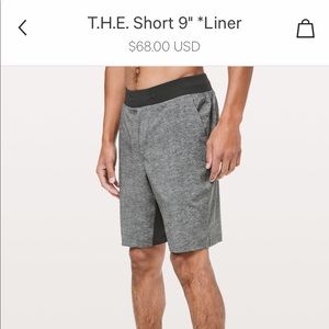 Men lululemon T.H.E. Lined Short - Size XL